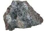 Metallic, Needle-Like Pyrolusite Crystals - Morocco #220650-1